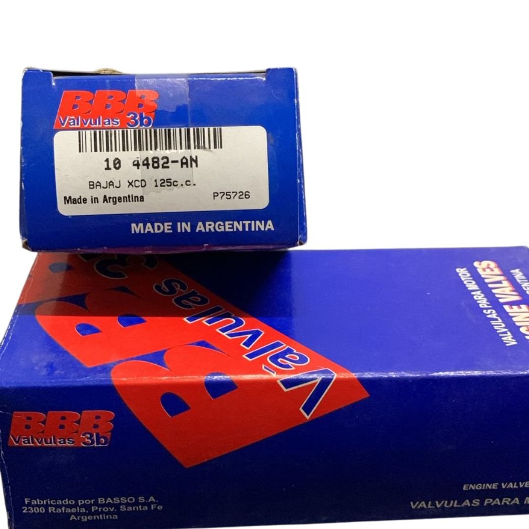 VB4482-VALV.KIT BAJAJ XCD 125 IN-EX BBB VALV.KIT BAJAJ XCD 125 IN-EX BBB - Imagen 1