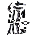 KIT PLASTICOS WAVE 14 PCS NEGRO