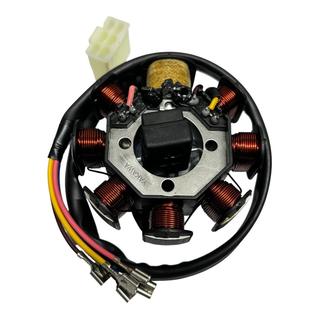 PT2064 ESTATOR ZANELLA RX150-SKUA150(8BOB)(C/ALIMENTACION) - Imagen 1