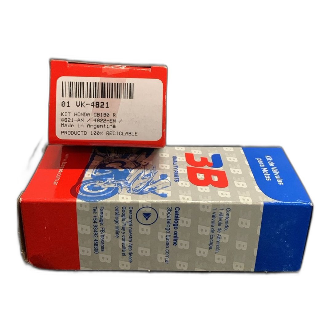 VB4821 VALV.KIT HONDA CB190R IN-EX BBB - Imagen 1